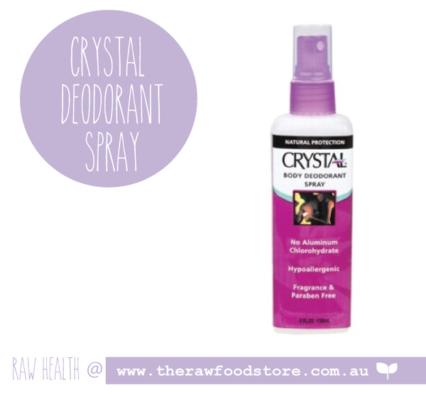 Crystal Body Deodorant - SPRAY - 118ml at The Raw Food Store