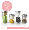 BNTO Canning Jar Lunchbox Adaptor - Suits Wide Mouth Jars only!