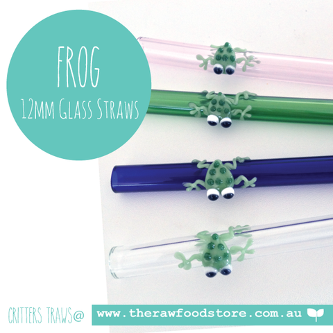 Frog - 12mm Glass Straw