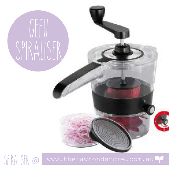 GEFU Spiral Slicer Spiralfix at The Raw Food Store Australia