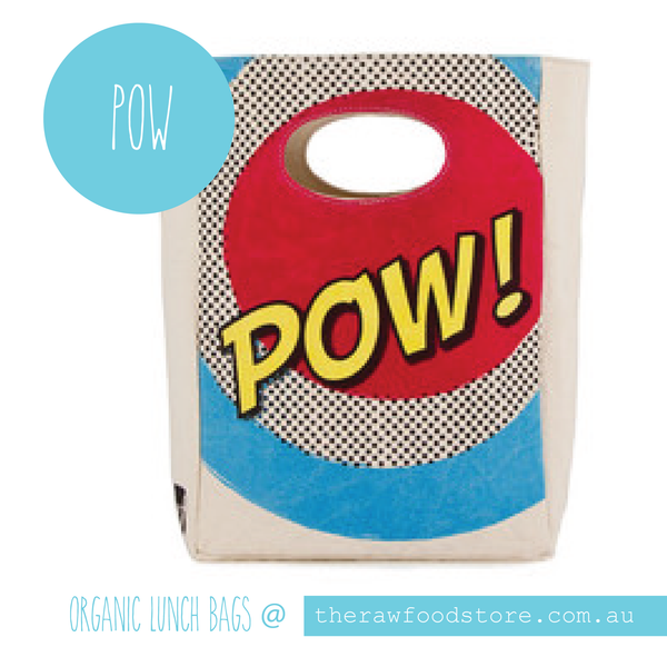 Organic Lunch Bags available at The Raw Food Store