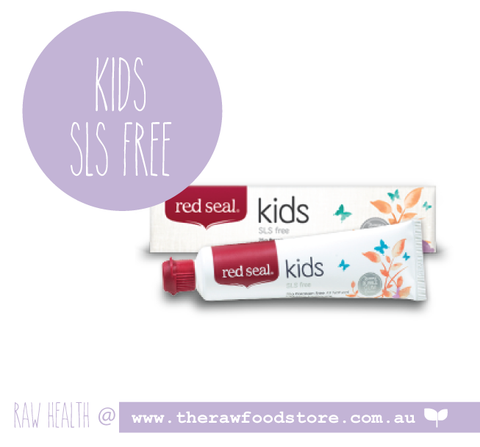 Red Seal SLS Free toothpaste - KIDS NATURAL - 75g at The Raw Food Store
