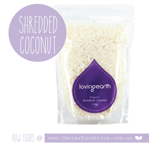 Shredded Coconut - 250g - Loving Earth