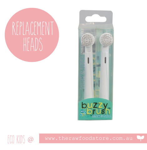Jack N' Jill Electric  Toothbrush - Replacement Heads (pkt 2)